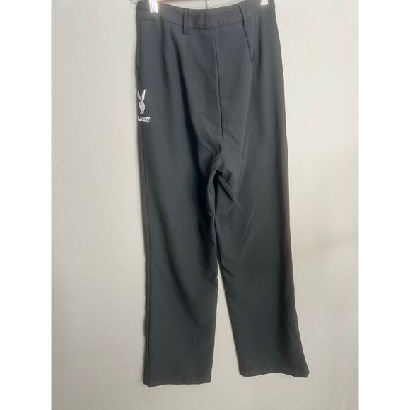 Playboy Pacsun Black Dress Pants Sz XS Work Casual Y2K Comfort Office - Picture 2 of 16